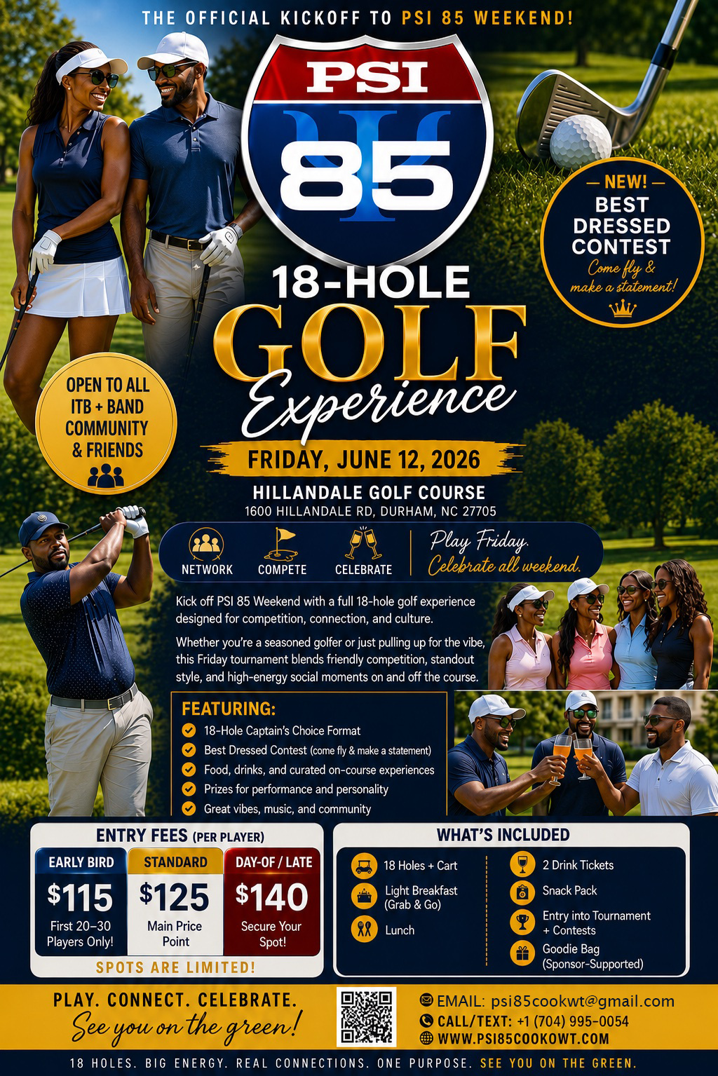 Psi-85 18-Hole Golf Experience flyer